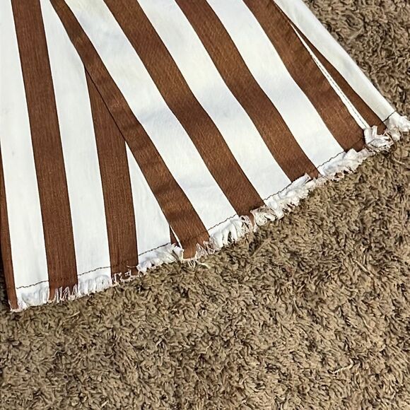 NWOT Saints & Hearts Striped Bell Bottom Pants - Picture 4 of 10